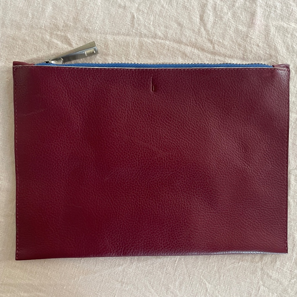 Behno Maroon Blue Pouch